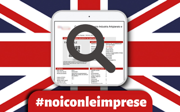 #Noiconleimprese Visure e Certificati in inglese